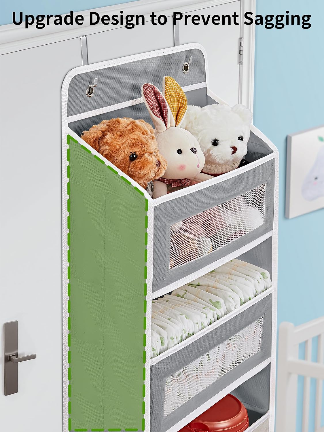 5-Shelf Over-the-Door Storage Organizer