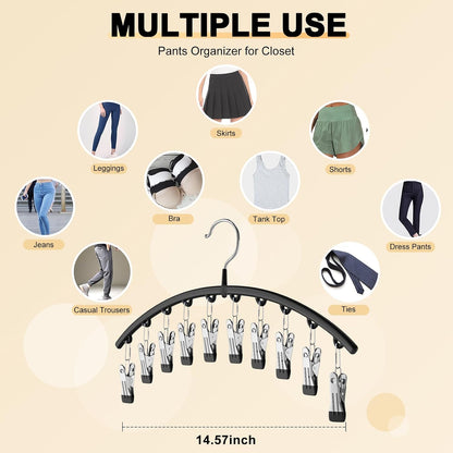 2-Pack Metal Legging Organizer Hangers - product photograph 4