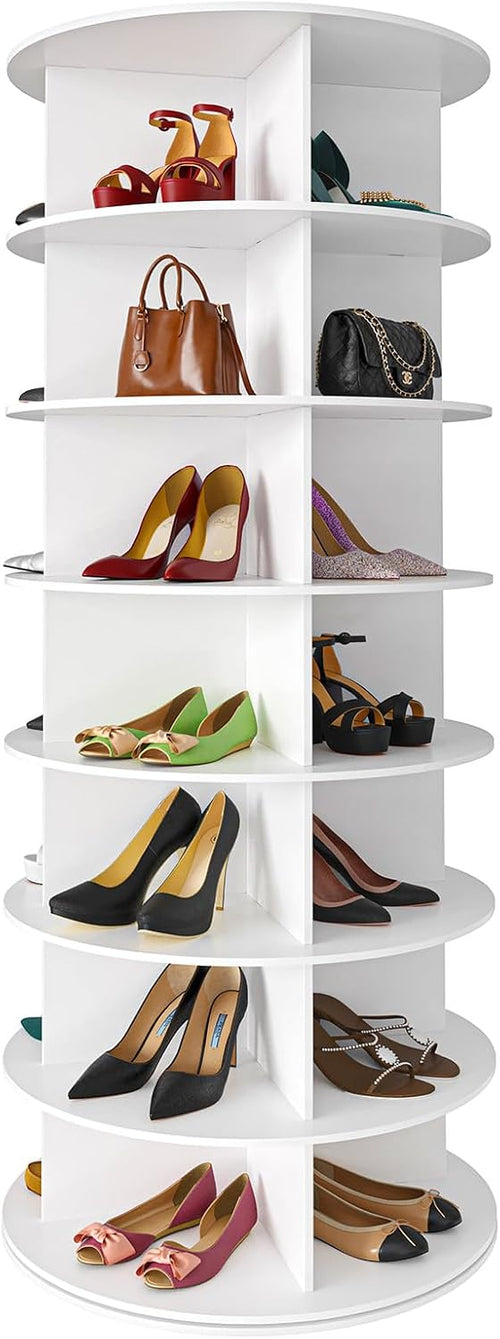 7-Tier Rotating Shoe Rack Tower - product photograph 1