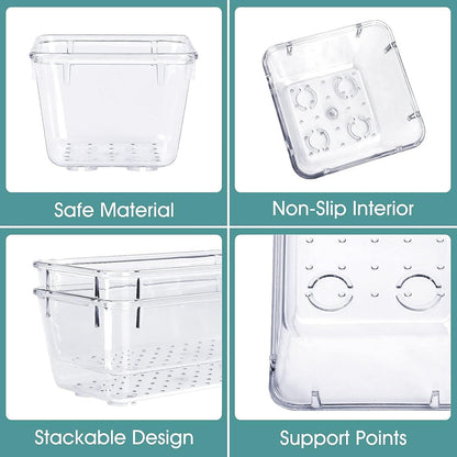 25-Piece Clear Drawer Organizer Bin Set - product photograph 3