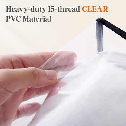 Clear Foldable Clothes Storage Bags - 4 Pack - product photograph 2