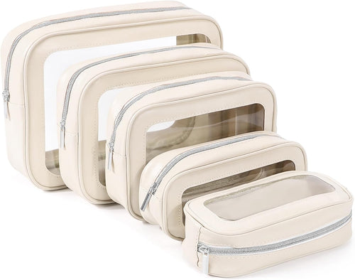 Clear Waterproof Travel Organizer Pouches - 5 Piece Set - product photograph 1