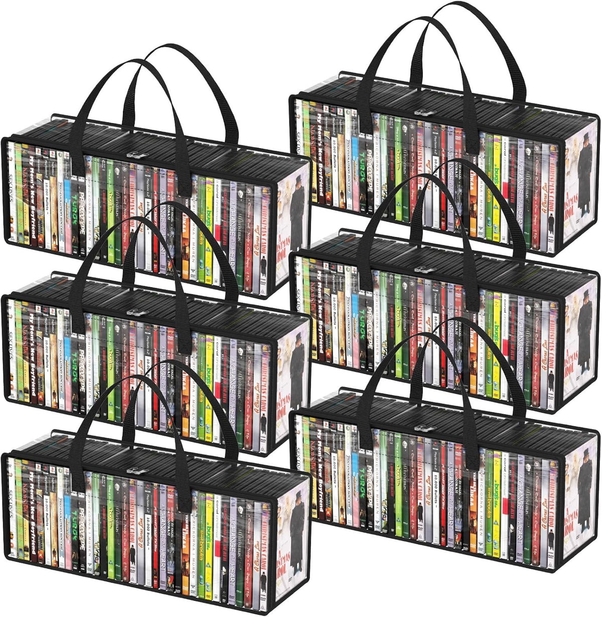 DVD and Media Storage Bags - 6 Pack - product photograph 1