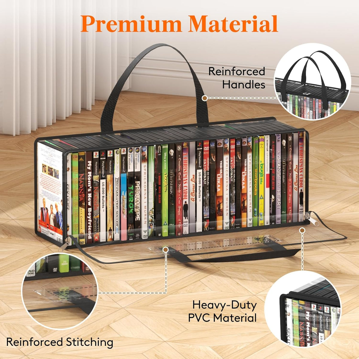 DVD and Media Storage Bags - 6 Pack - product photograph 3