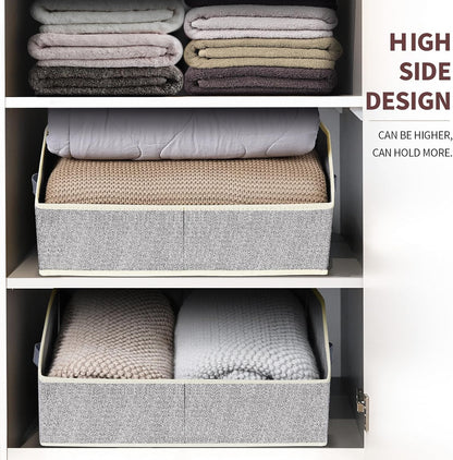 Fabric Trapezoid Closet Storage Bins - 6 Pack - product photograph 5