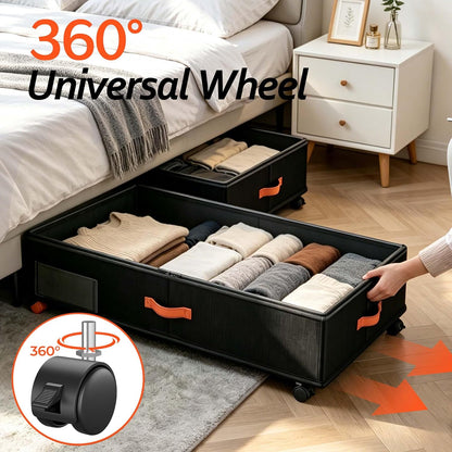 Rolling Under Bed Storage Bins - 2 Pack - product photograph 5